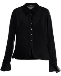 Gucci - Georgette Light Silk Shirt - Lyst