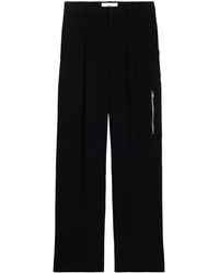 Ami Paris - Hose Mit Weitem Bein - Lyst