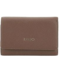 Liu Jo - Large Wallet With Zip - Lyst