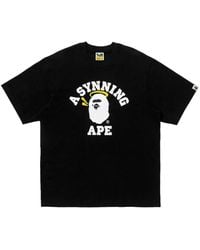 A Bathing Ape - X Spotify Central Cee College Relaxed Fit T-Shirt - Lyst