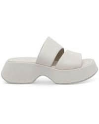 Vic Matié - 55Mm Leather Heeled Sandals - Lyst