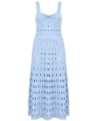 Jonathan Simkhai - Christina Cut-Out Knit Midi Dress - Lyst