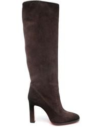 Santoni - Stiefeletten Aus Wildleder 90Mm - Lyst