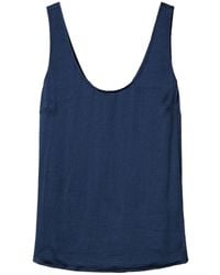 Twinset - Seersucker Satin Tank Top - Lyst