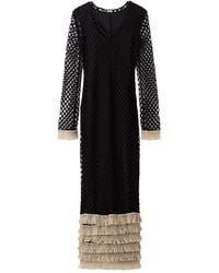 By Malene Birger - Fringed-Details Maxi Dress - Lyst