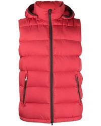 Herno - Chaleco Acolchado Con Placa Del Logo - Lyst