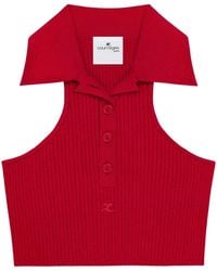 Courreges - Scuba-Knit Tank Top - Lyst