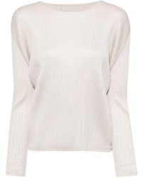Pleats Please Issey Miyake - February Pleated Top - Lyst