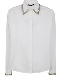 Seventy - Chemise À Col Orné De Cristaux - Lyst