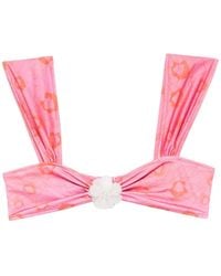 Roberta Einer - X Kiss 'N Thrill Nikita Floral-Appliqué Bikini Top - Lyst