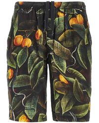 Endless Joy - Snake-Print Silk Shorts - Lyst