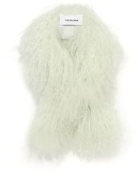 Yves Salomon - Bufanda de lana de borrego - Lyst