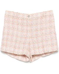 Versace - Shorts aus Tweed - Lyst