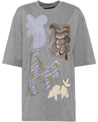 JNBY - T-Shirt Mit Grafischem Print - Lyst