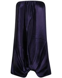 7 For All Mankind - Robe Courte Drapée - Lyst