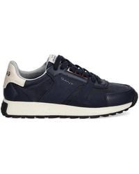 GANT - Panelled Lace-Up Sneakers - Lyst