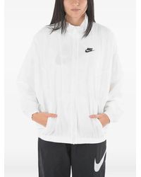 Nike - Embroidered-Logo Zip-Up Jacket - Lyst