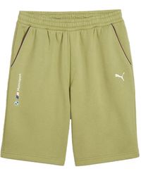 PUMA - X Bmw Motorsport Essentials+ Fleece Shorts - Lyst