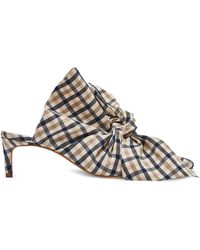 Miista - Paulette Mules Mit Vichy-Karo 60Mm - Lyst