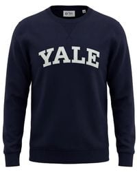 GANT - X Yale Logo-Patch Sweatshirt - Lyst