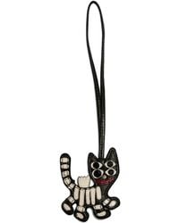 Zadig & Voltaire - Skeleton-Cat Keyring - Lyst