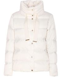 Herno - Doudoune Zippée À Col Montant - Lyst