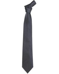 ZEGNA - Cravate En Soie À Motif Géométrique - Lyst