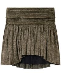 Isabel Marant - Eloise Short Silk Skirt - Lyst