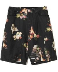 Undercover - Pantalones Cortos Emma Estampados - Lyst