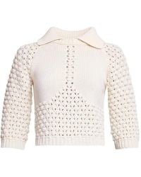 Elie Saab - Pull À Col Polo - Lyst