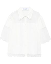 Blugirl Blumarine - Lace-Detail Shirt - Lyst