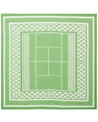 Lacoste - Tennis Patterned Scarf - Lyst