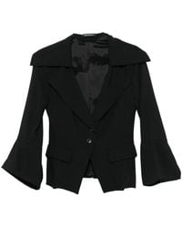 Rundholz - Jacke Mit Glockenärmeln Und Steigendem Revers - Lyst