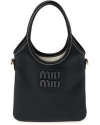 Miu Miu - Calf Leather Ivy Tote Bag - Lyst