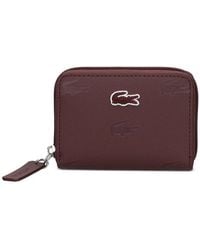 Lacoste - Mini Zipped Coin Purse - Lyst