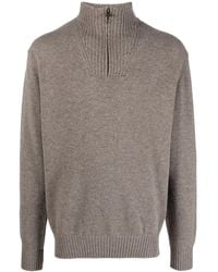 Barbour - Half-Zip Wool Jumper - Lyst