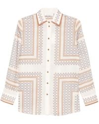 Zimmermann - Patterned Shirt - Lyst