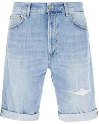 Dondup - Shorts Denim Con Risvolti - Lyst