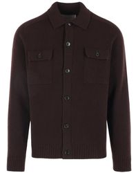 Roberto Collina - Button-Up Wool Cardigan - Lyst