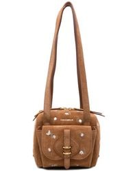 Coccinelle - Mini Sac Porté Épaule Mavery À Broderies Florales - Lyst
