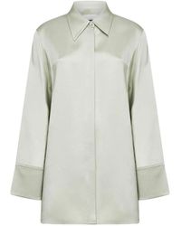 Jil Sander - Blouse Met Wijde Manchetten - Lyst