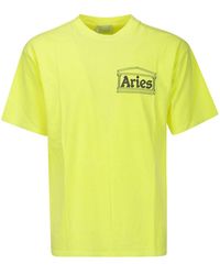 Aries - T-Shirt mit Logo-Print - Lyst