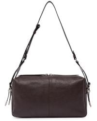 Pinko - Buckle-Detail Leather Shoulder Bag - Lyst