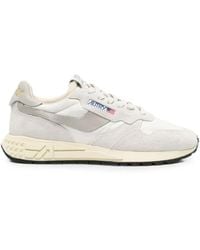 Autry - Reelwind Logo-Patch Suede-Panel Sneakers - Lyst