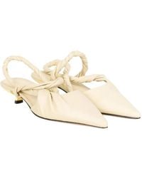 JVAM - Twisted-Strap Pointed-Toe Pumps - Lyst