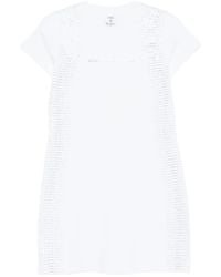 CASABLANCA - Crystal-Embellishment Mini Dress - Lyst