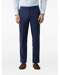 Hackett - Pleated Elasticated-Waistband Chino Trousers - Lyst