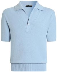 Dolce & Gabbana - Knitted Polo - Lyst
