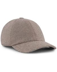 Fedeli - Panelled Felted Baseball Cap - Lyst