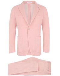 Tagliatore - Single-Breasted Patch-Pocket Suit - Lyst